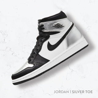 Women's Jordan 1 "Silver Toe"