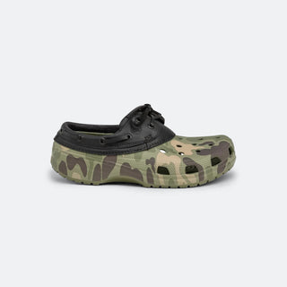 Crocs Duck Camo Boat Shoe - Black