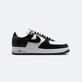 Nike AF1 Cracked Leather "White Black"