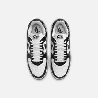 Nike AF1 Cracked Leather "White Black"