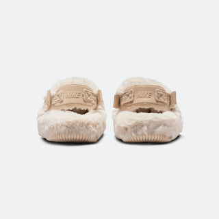 W Nike Calm Mule 'White Fur'