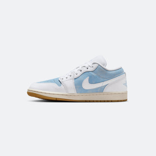 W Jordan 1 Low "Worn Blue"