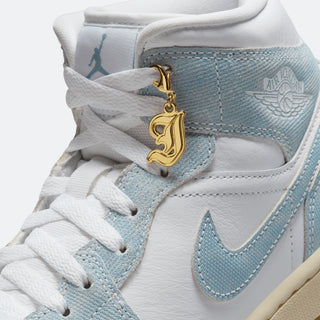 W Jordan 1 Mid "Denim"