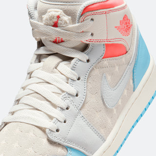 W Jordan 1 Mid "Hot Lava"