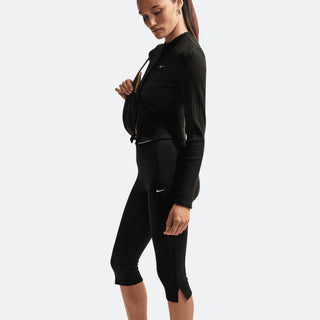 W Nike Sportswear Chill Jersey Tight High-Waisted Capri Leggings