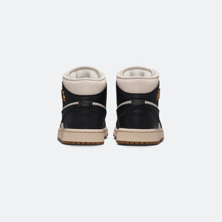 W Jordan 1 Mid SE "Off-Noir"