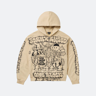 Born x Raised Cold Game Zip-Up Hoodie