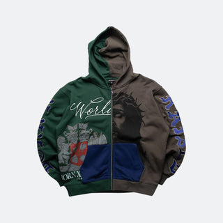 Born x Raised Mashup Zip-Up Hoodie