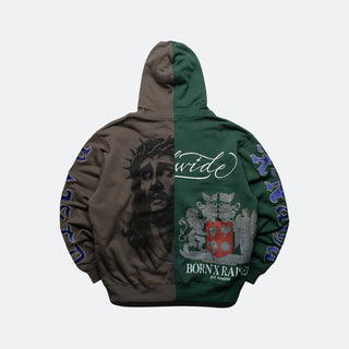 Born x Raised Mashup Zip-Up Hoodie