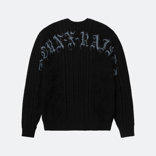 Born x Raised Two Pair Cable Knit Sweater