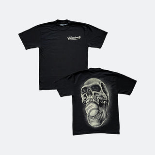 Throwback City 00s Baseball Mouth Tee - Mocha