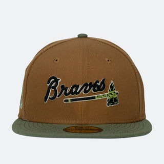 New Era x TBG Atlanta Braves Script Fitted