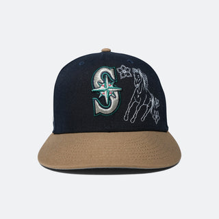 New Era Western Khaki Fitted Seattle Mariners