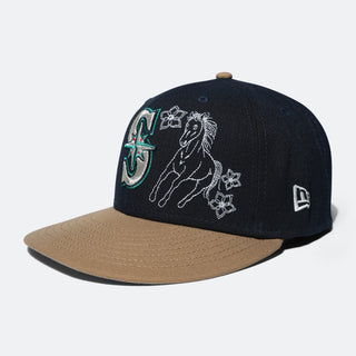 New Era Western Khaki Fitted Seattle Mariners