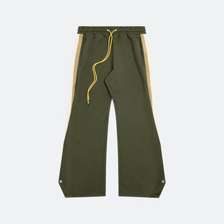 Diet Starts Monday Striped Snap Pants