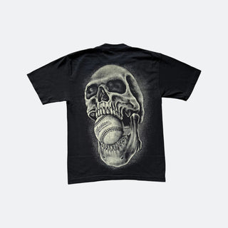 Throwback City 00s Baseball Mouth Tee - Mocha