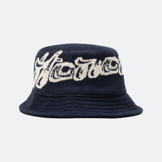 HTG #88 Jacquard Bucket Hat - Navy