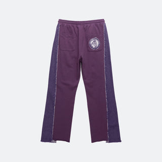 HTG Denim Panel Flare Sweatpant