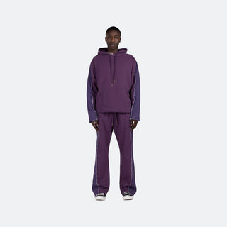 HTG Denim Panel Flare Sweatpant