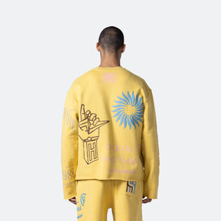 Honor The Gift Studio Crewneck 2.0 - Yellow