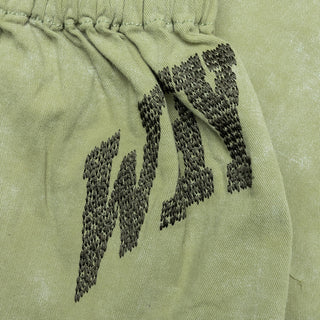 Honor The Gift Twill Cargo Wide Leg Pant - Green