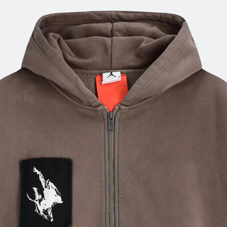 Jordan Cropped Graphic Hoodie