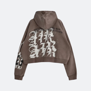Jordan Cropped Graphic Hoodie