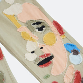 KidSuper Allover Patchwork Face Pant