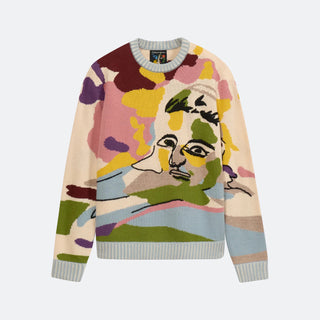 KidSuper Jaquard Girl Face Sweater