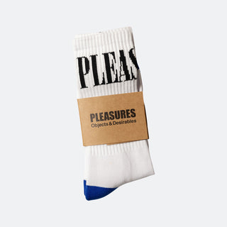 Pleasures Monitor Socks - White