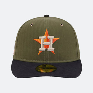 New Era Astros 5950 Low Profile "Army"